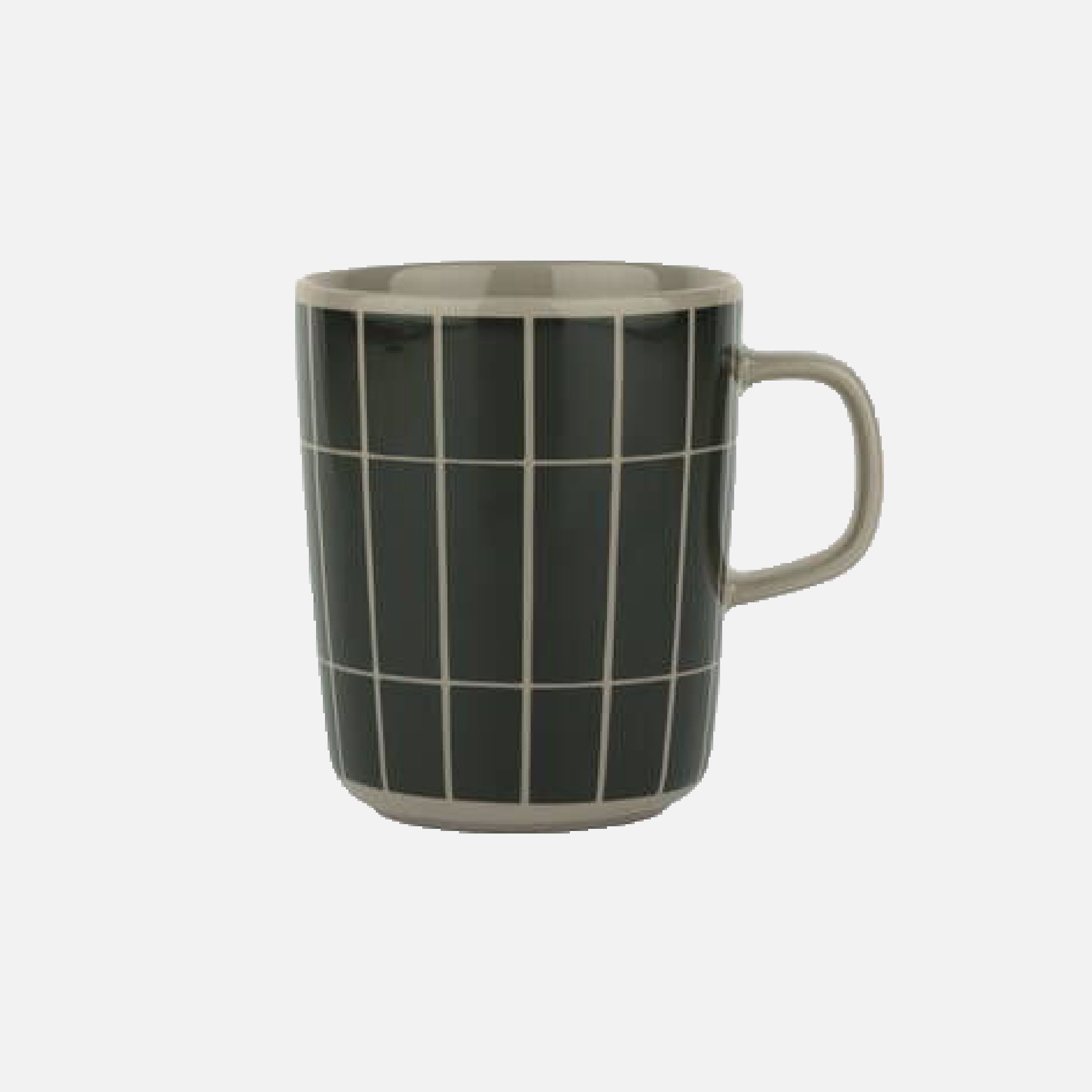 Tiiliskivi mug 2,5dl dark green/terra