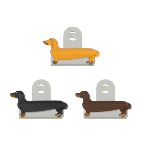 Dog bag clips set of 3