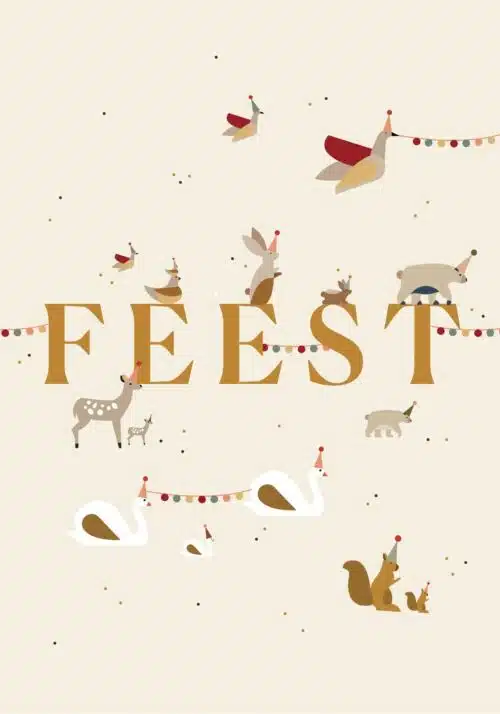 Saskia rasink kaart Feest