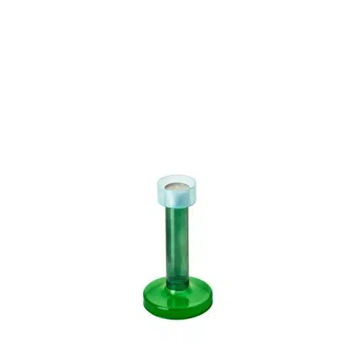 Bole candle holder blue/green M