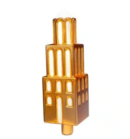 Piek domtoren goud