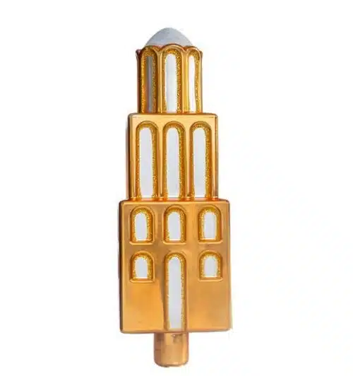 Piek domtoren goud
