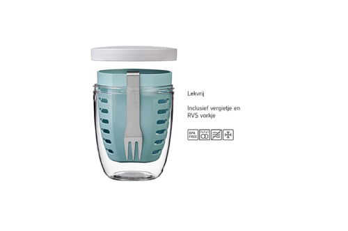 Fruit & veggie pot ellipse vivid blue