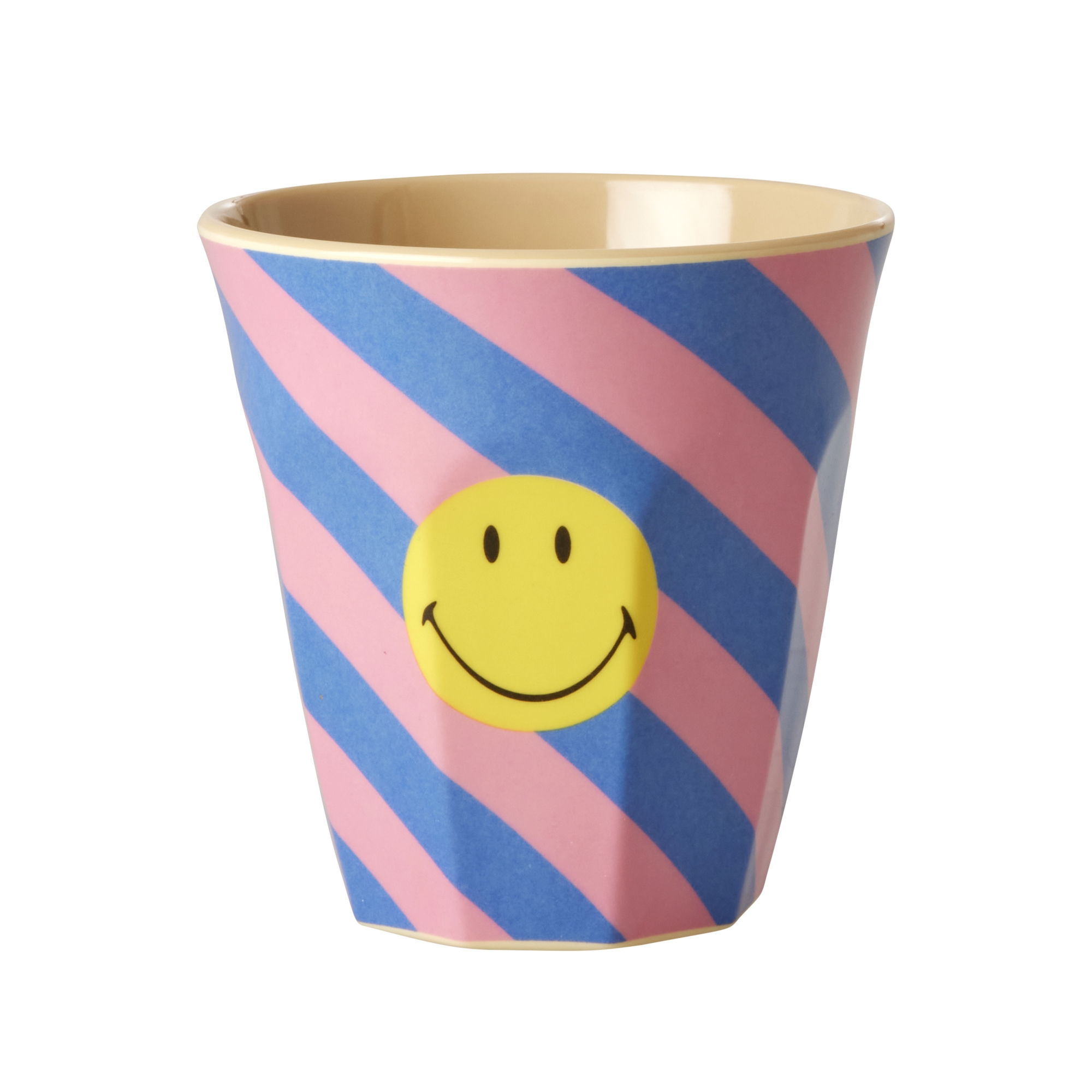 Melamine cup medium multi smiley