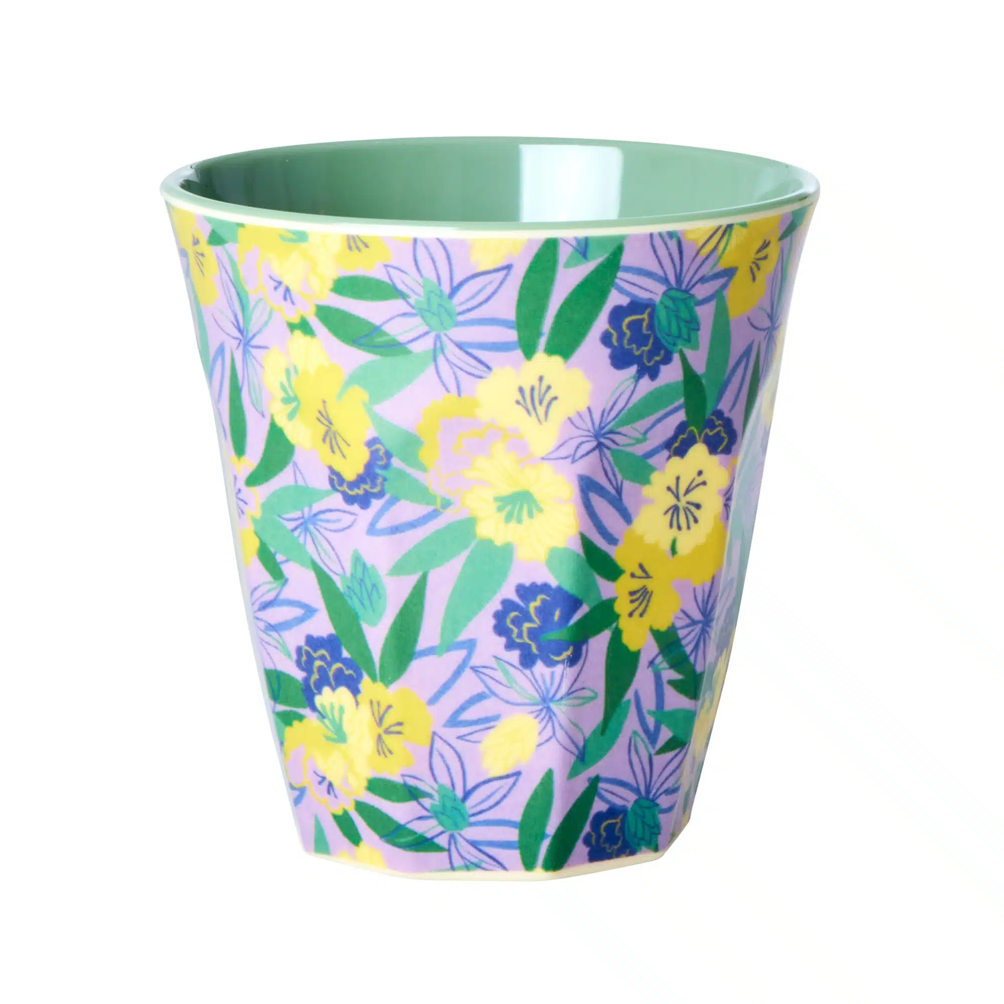 Melamine cup medium purple fancy pancy
