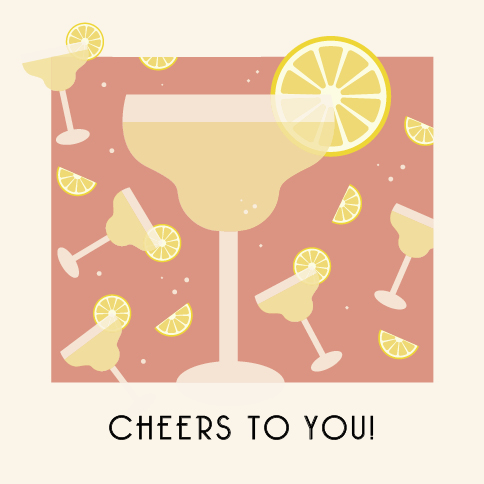 kaart Leukigheidjes Cheers to you!