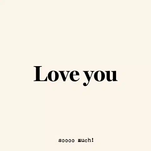 kaart Leukigheidjes Love You