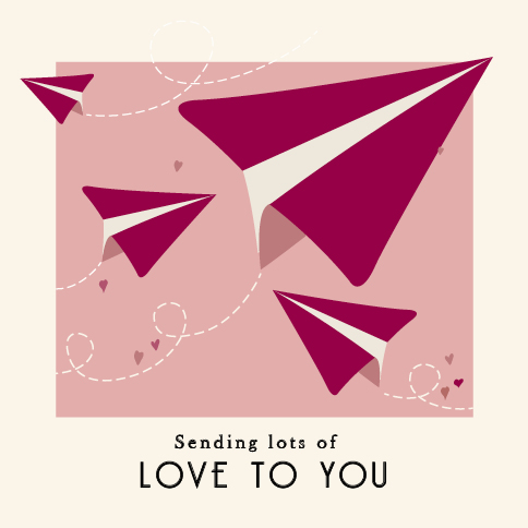kaart Leukigheidjes Sending Love
