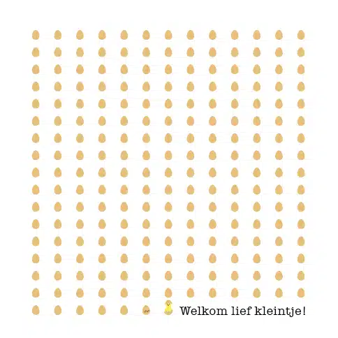 kaart Leukigheidjes Welkom lief kleintje!