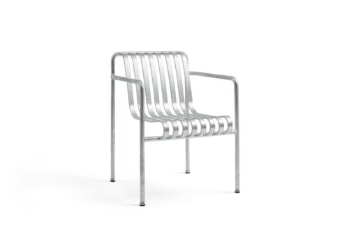 Palissade dining arm chair hot galvanised