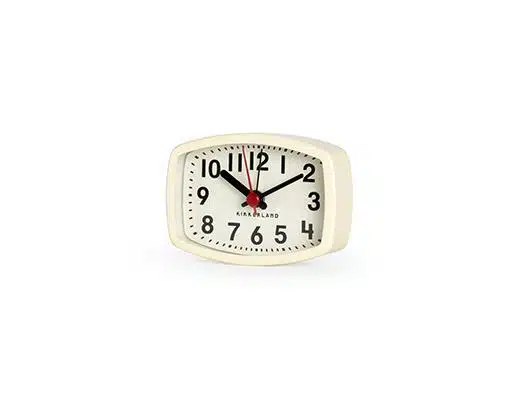 Magnetic alarm clock ivory