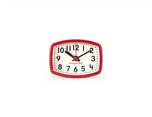 Magnetic alarm clock red