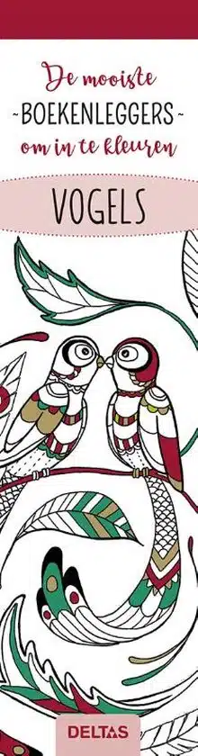 De mooiste boekenleggers om in te kleuren - Vogels