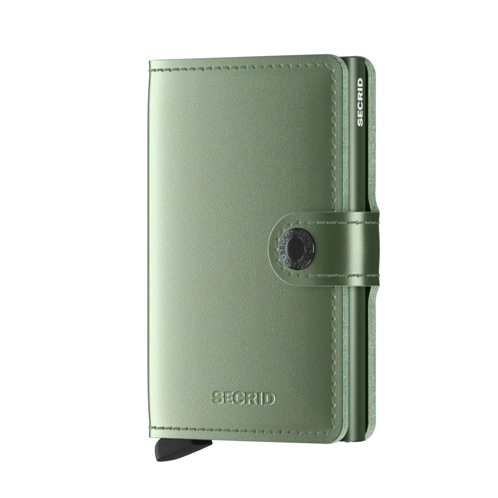 Miniwallet metallic green