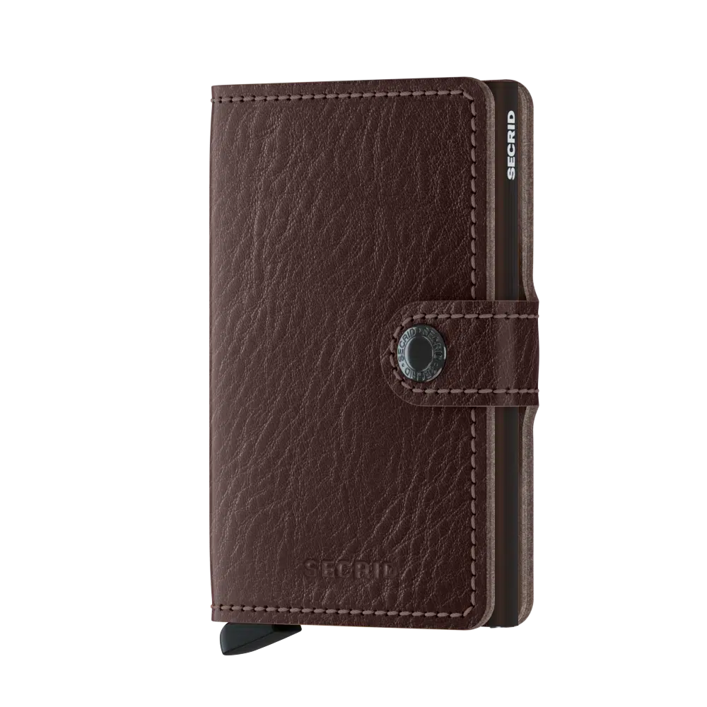 Miniwallet veg tanned espresso