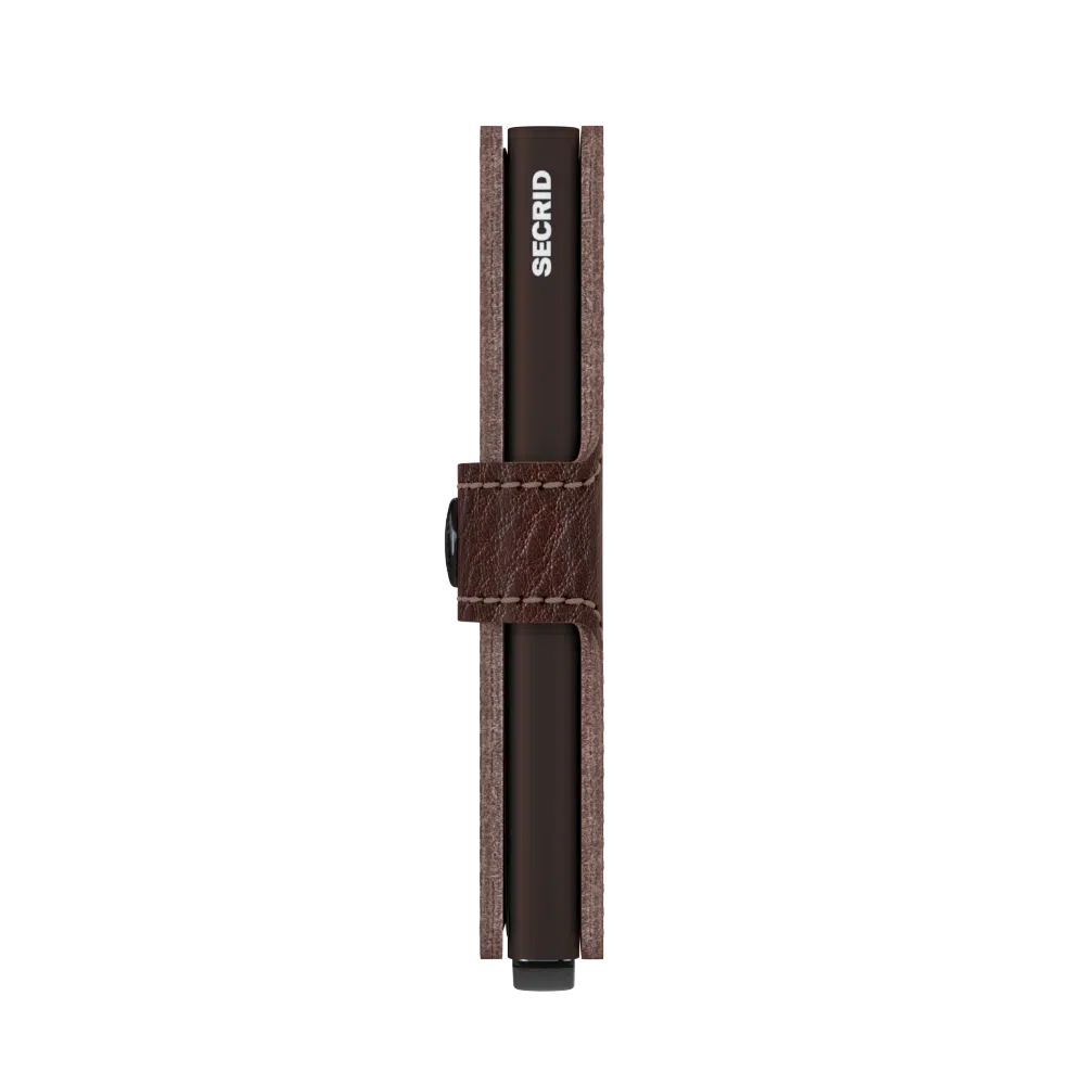 Miniwallet veg tanned espresso