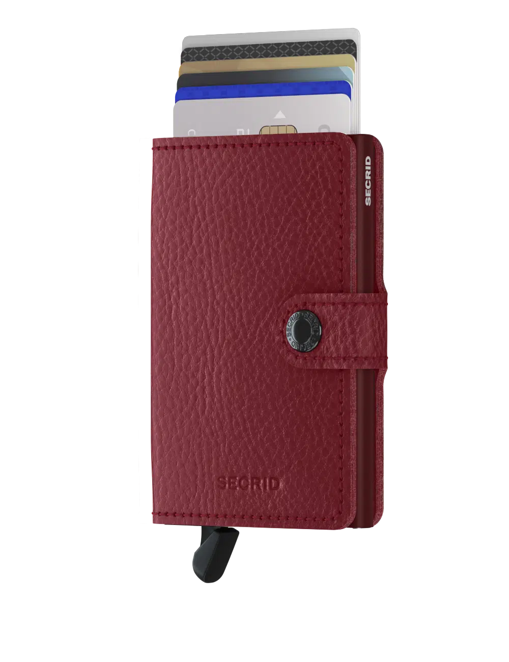 Miniwallet veg tanned rosso