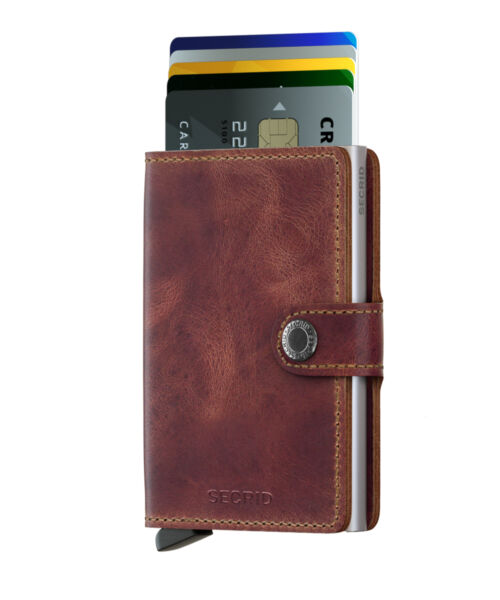 Miniwallet vintage brown