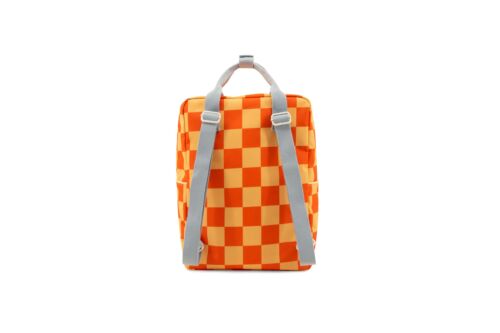 Backpack large checkerboard pear jam + ladybird red