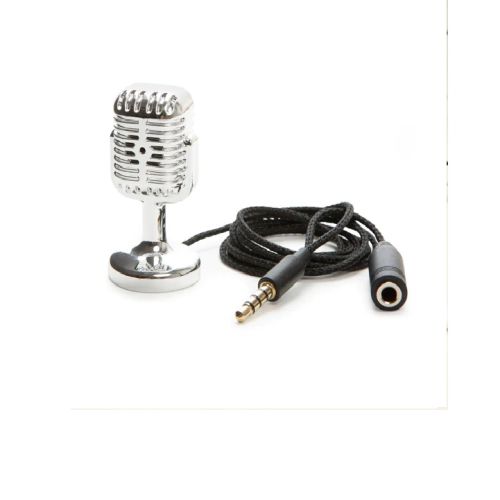 Retro karaoke microphone