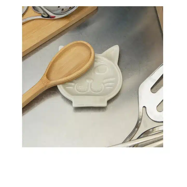 Cat spoon rest