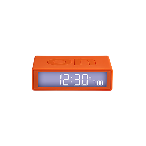Flip alarm clock orange