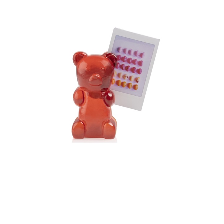 Bear photoholder rood