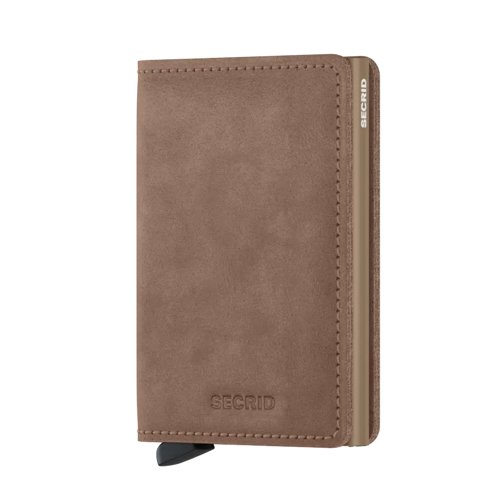 Slimwallet vintage taupe
