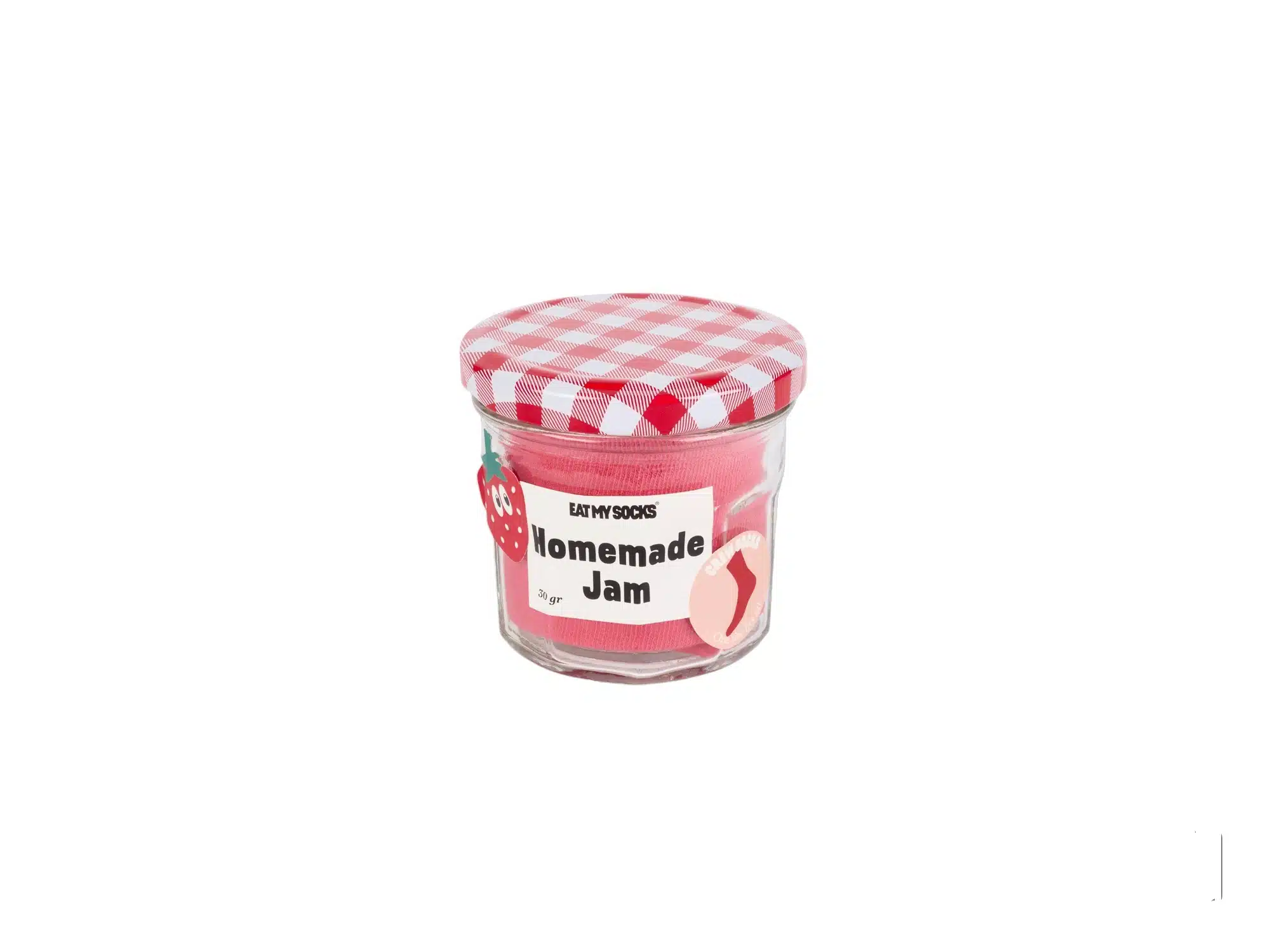 Socks homemade jam strawberry