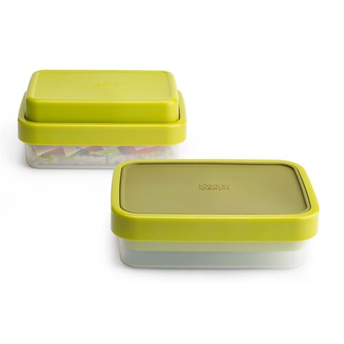 GoEat compact lunchbox 2 in 1 groen