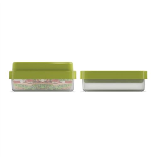 GoEat compact lunchbox 2 in 1 groen