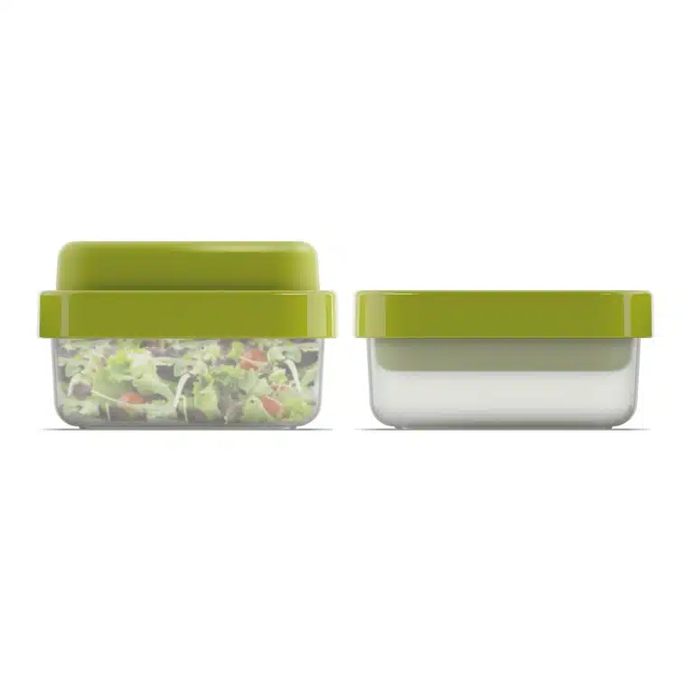 GoEat compact saladebox 3 in 1 groen
