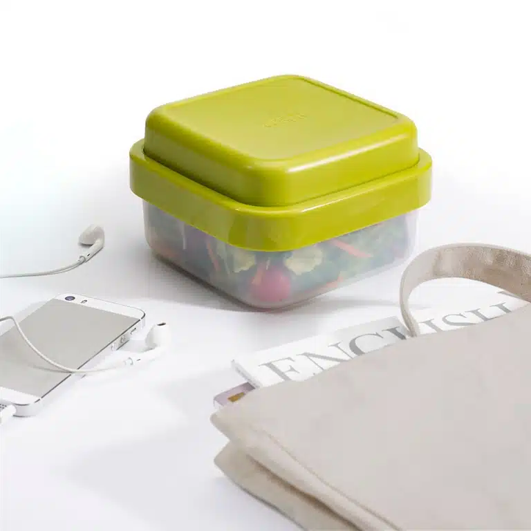 GoEat compact saladebox 3 in 1 groen