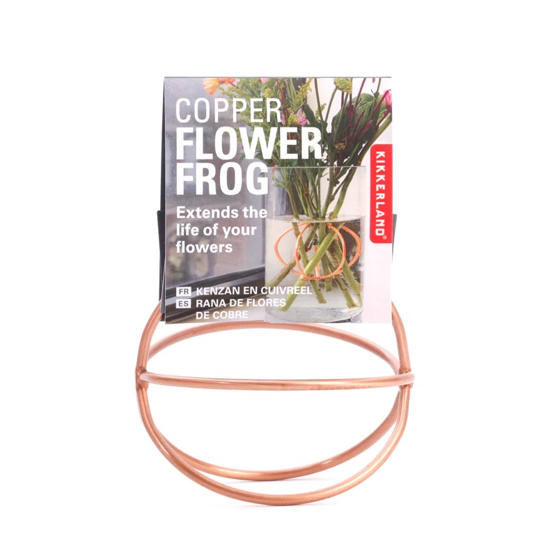 flower frog koper