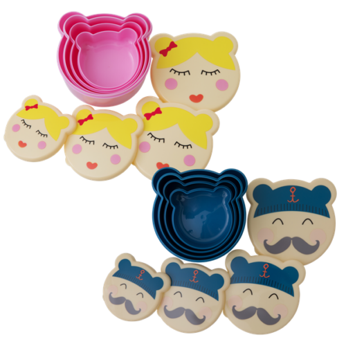 Lunchbox set of 4 sailor