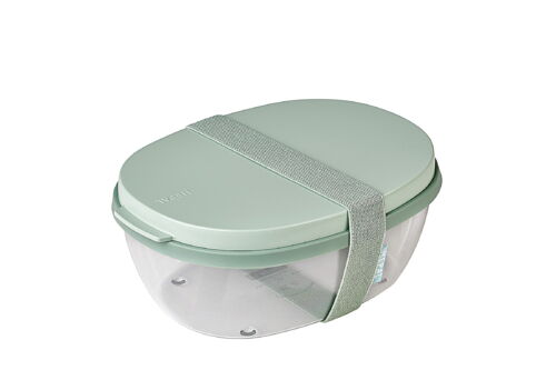 Saladbox ellipse nordic sage