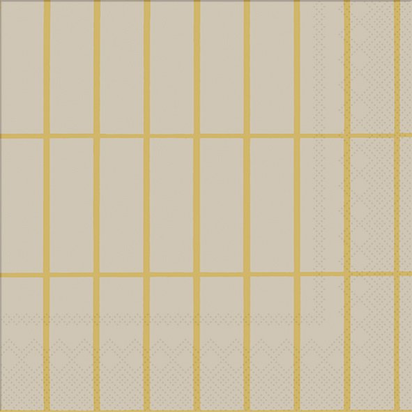 tiiliskivi linen/gold lunch napkins