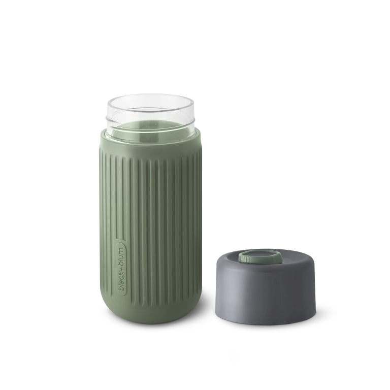 Travel cup glass olive