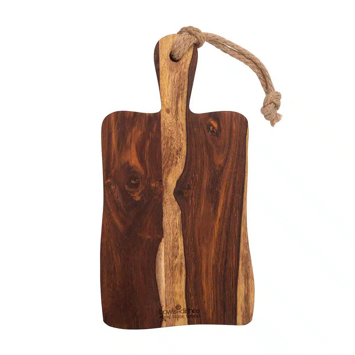 Serveerplank pure rose wood met handvat 35 cm