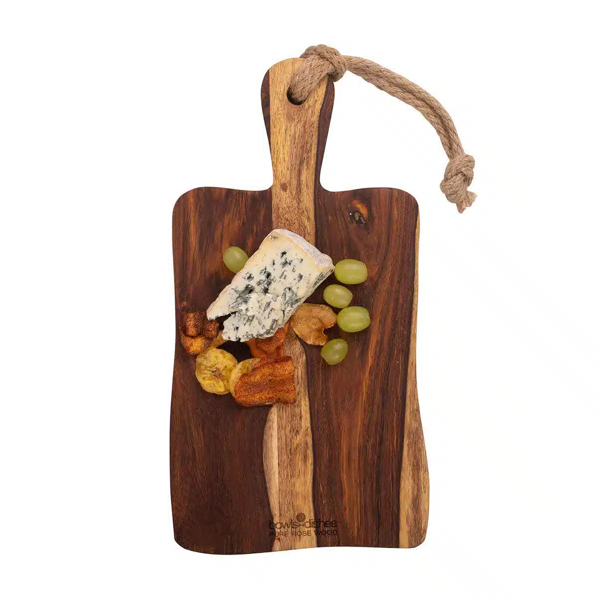 Serveerplank pure rose wood met handvat 35 cm