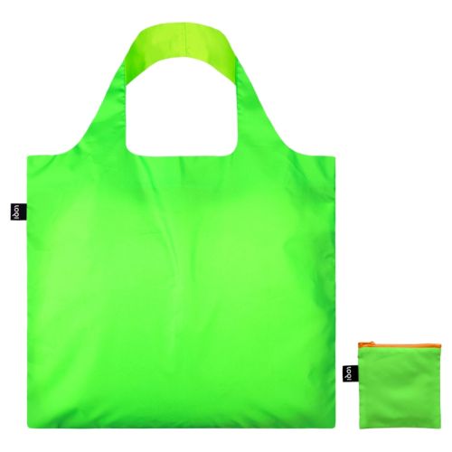 Loqi tas neon green recycled