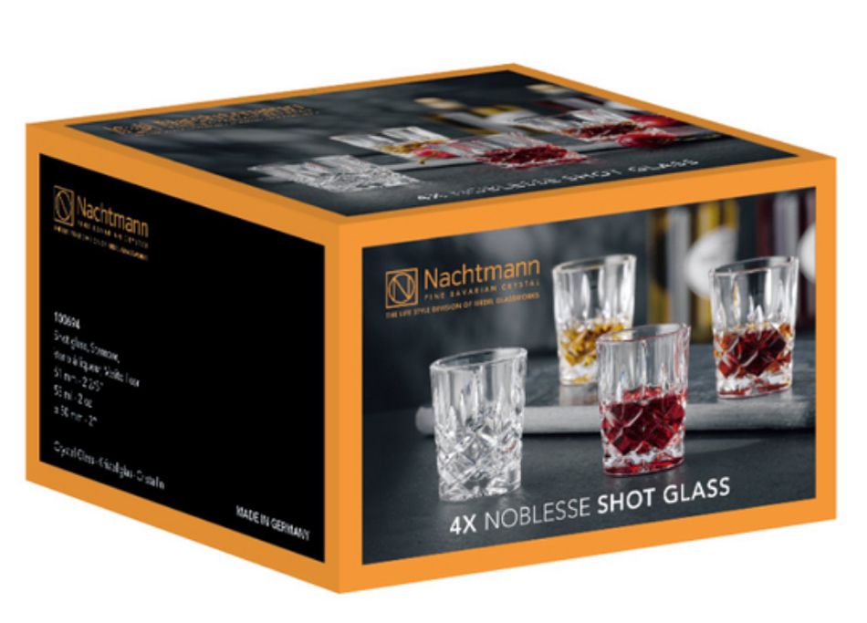 Noblesse shotglas set van 4 stuks