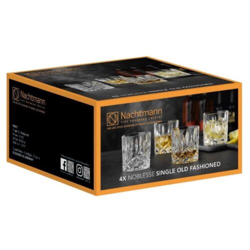 Noblesse single old fashioned glas set of 4