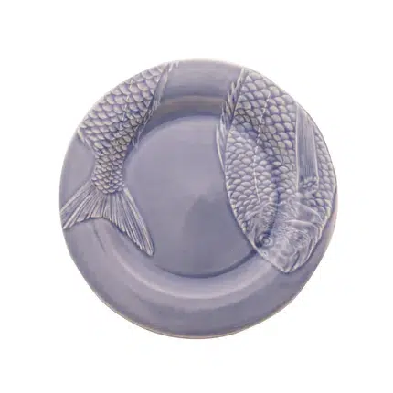 Serveerbord met vismotief blauw