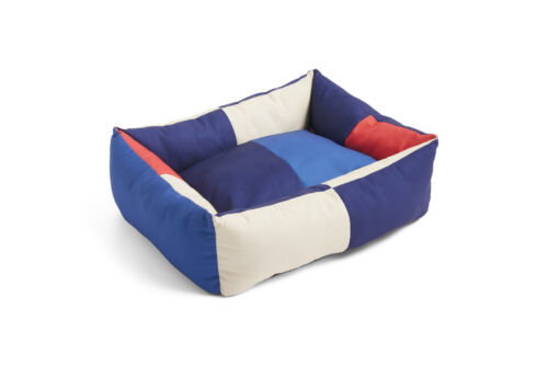 Dog bed small medium red - blue