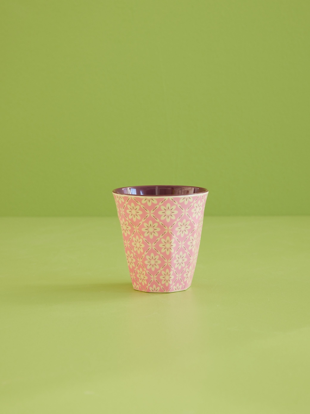Melamine cup graphic flower