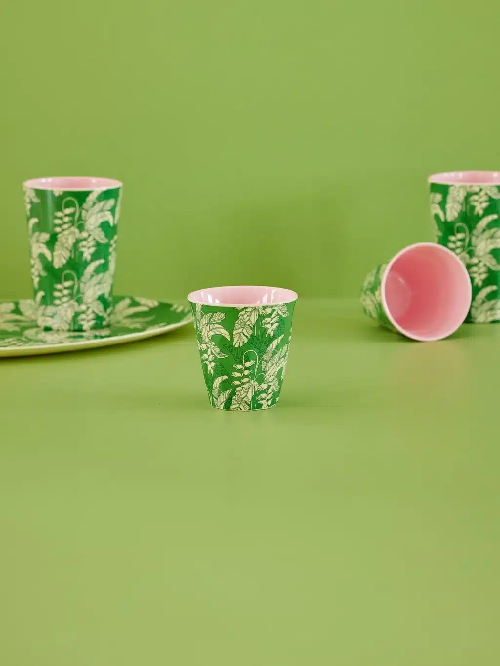 Melamine cup paradise print