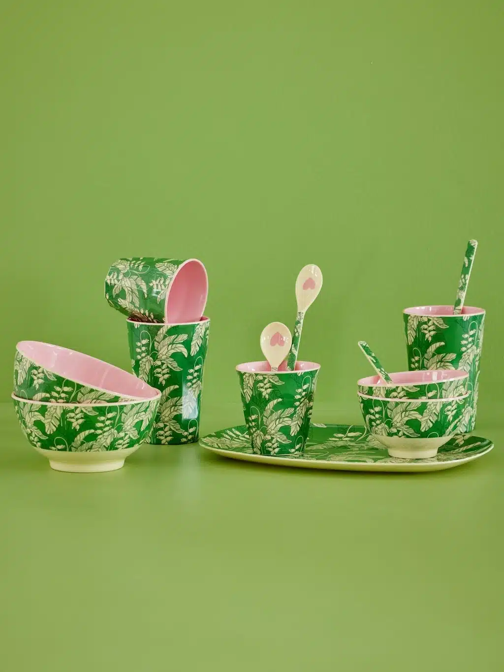 Melamine cup paradise print