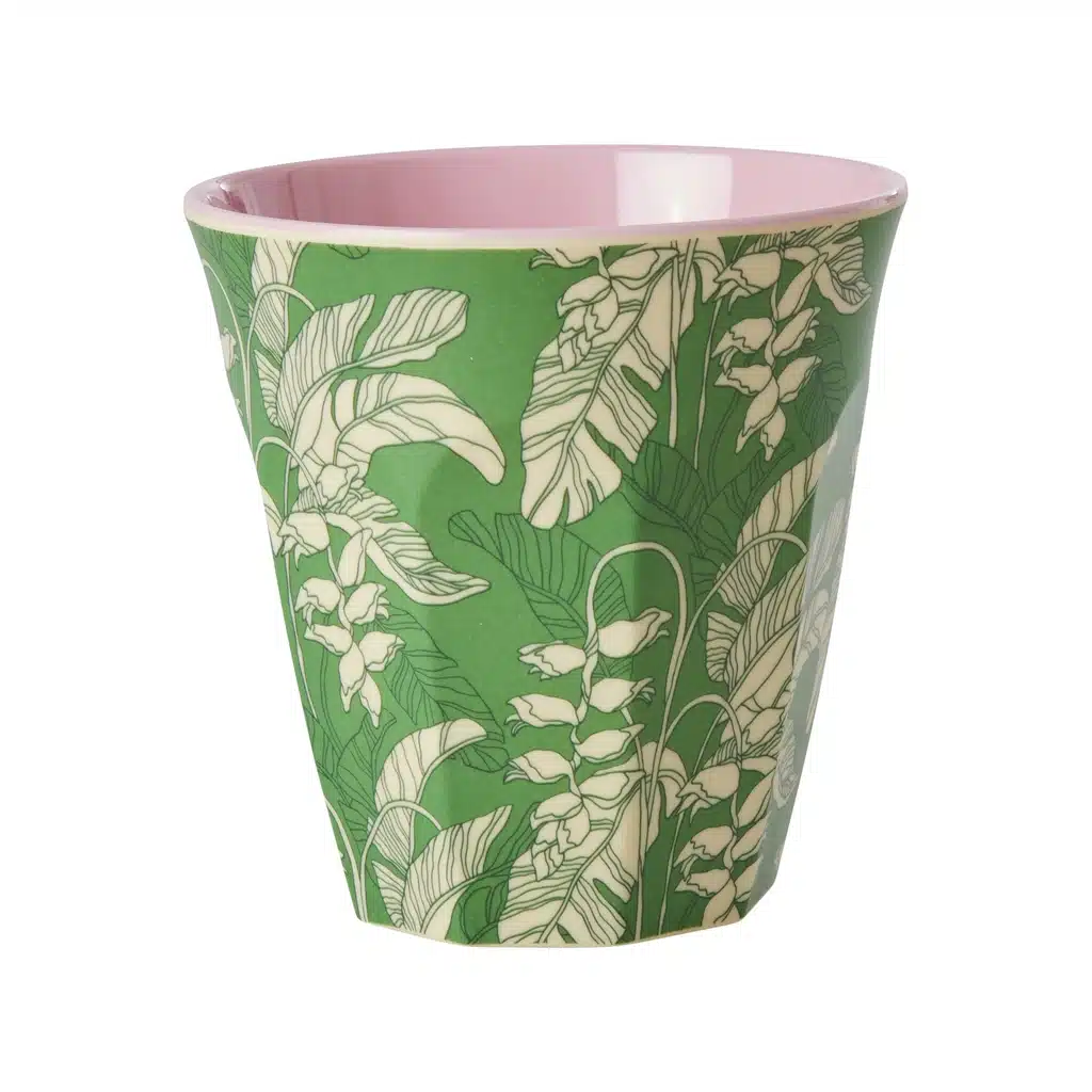 Melamine cup paradise print
