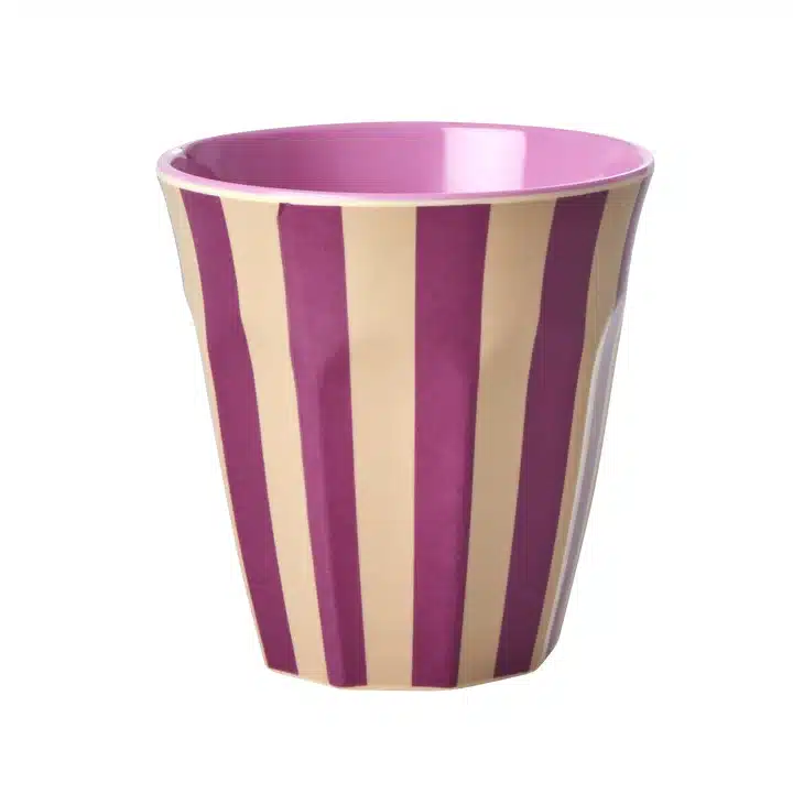 Melamine cup stripes